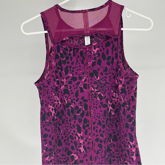 LULULEMON NWT SCULPT TANK TOP CHEETAH CAMO MAGENTA PURPLE MULTI SPOT 0 2 - Picture 10 of 12